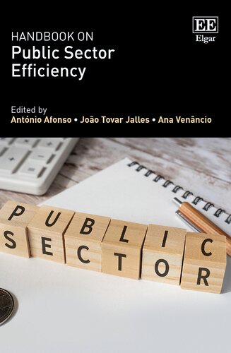 Handbook On Public Sector Efficiency Antnio Afonso Editor