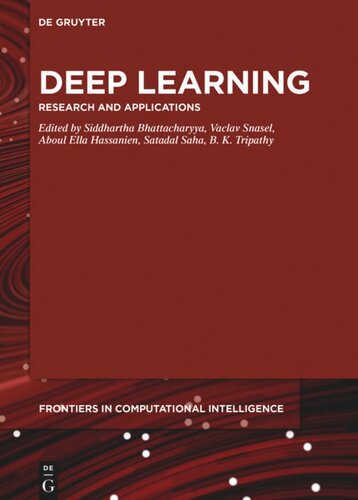Deep Learning Research And Applications Siddhartha Bhattacharyya