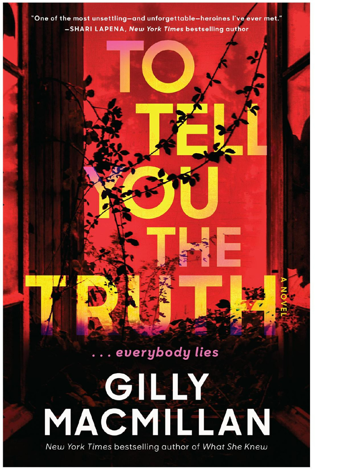 To Tell You The Truth Gilly Macmillan