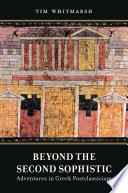 Beyond The Second Sophistic Tim Whitmarsh