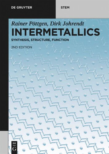 Intermetallics Synthesis Structure Function 2nd Edition Pttgen R