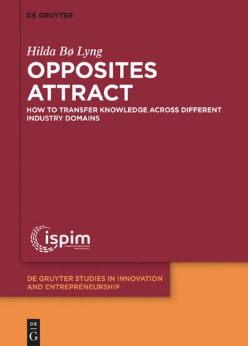 Opposites Attract How To Transfer Knowledge Across Different Industry Domains Hilda B Lyng