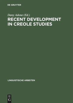 Recent Development In Creole Studies Reprint 2012 Dany Adone Editor