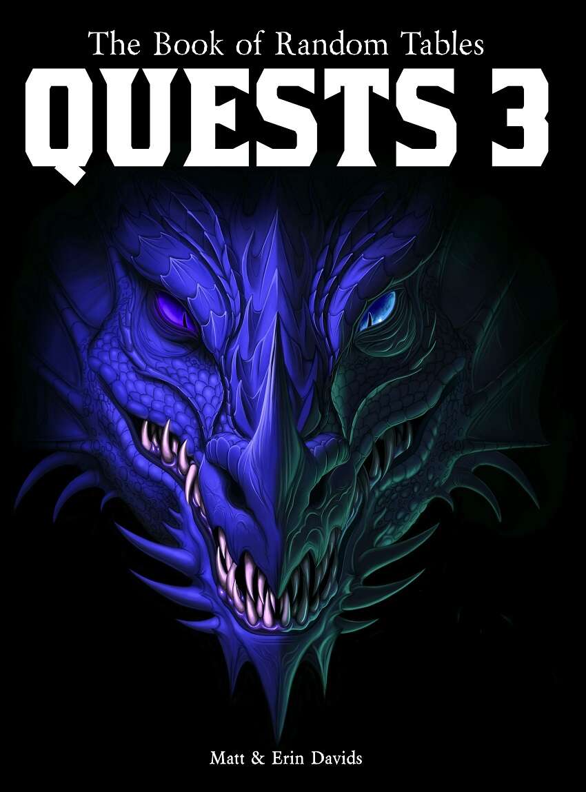 The Book Of Random Tables Quests 3 Matt Davids Erin Davids