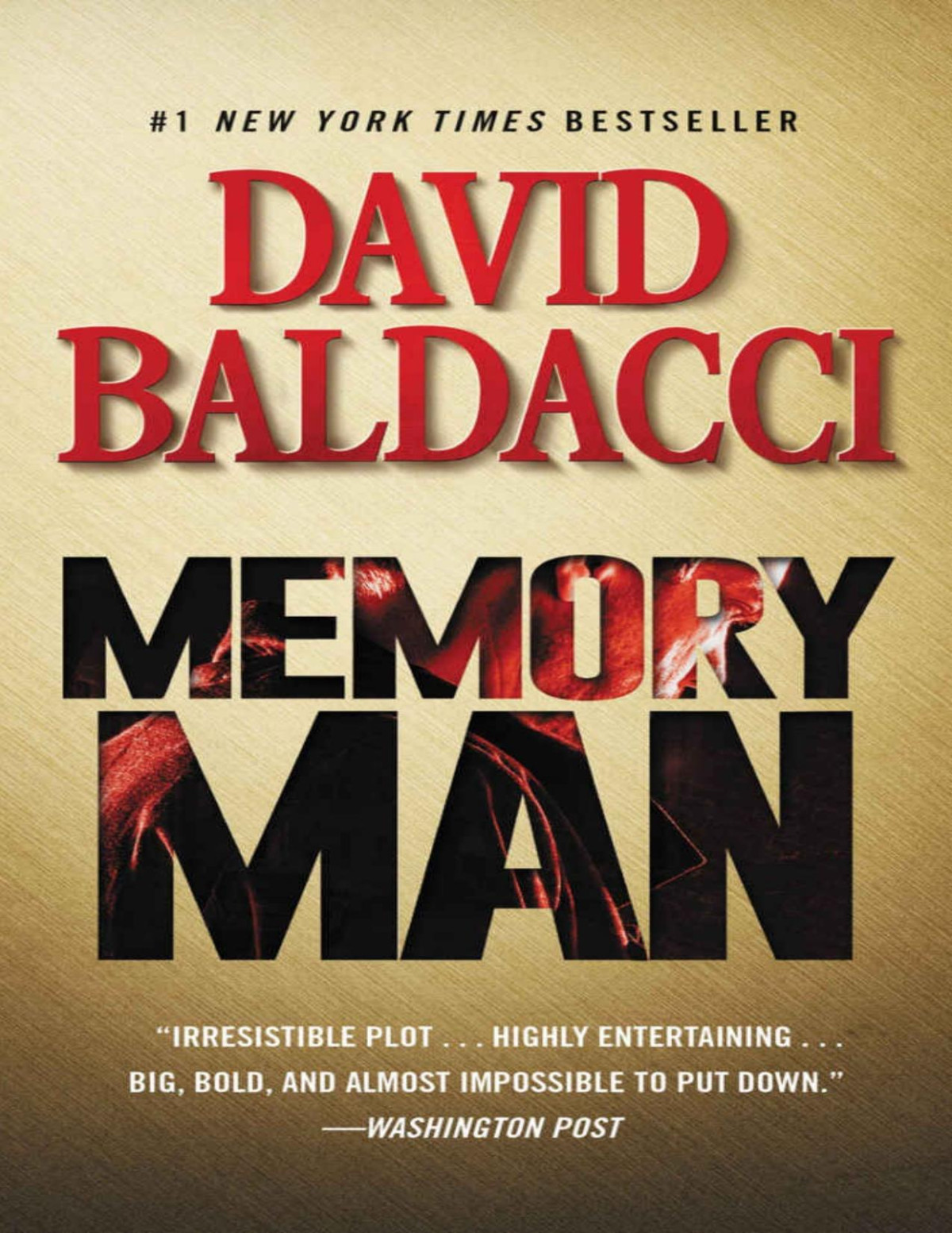 Memory Man Memory Man Series Book 1 David Baldacci