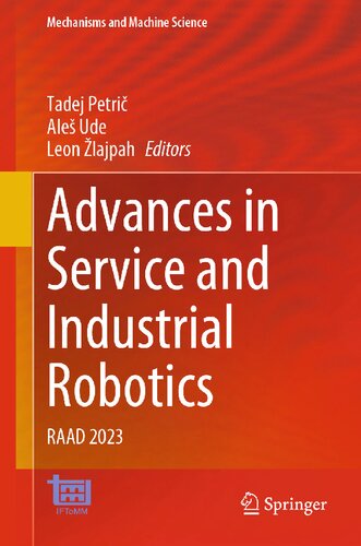 Advances In Service And Industrial Robotics Raad 2023 Tadej Petri