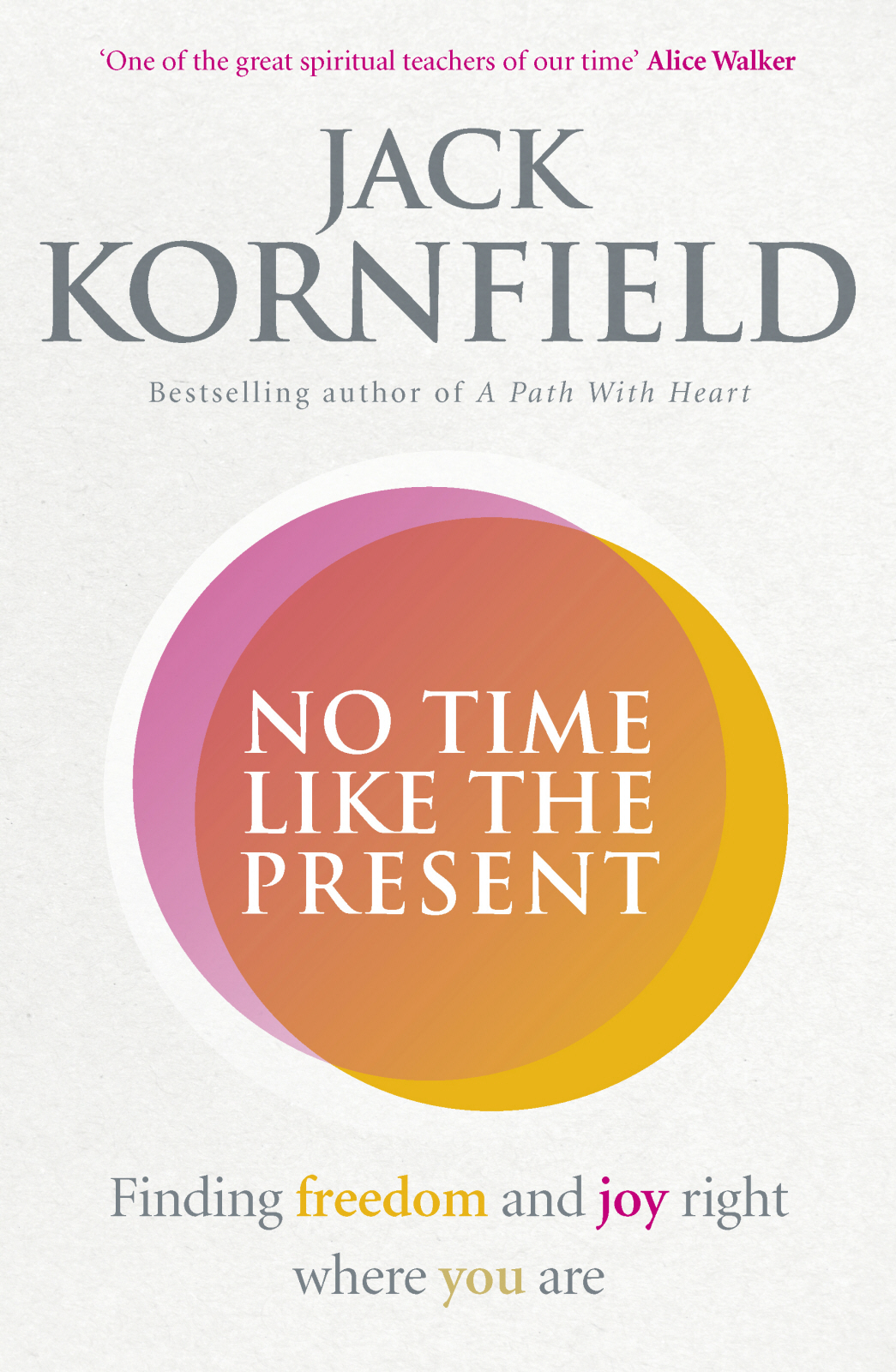 No Time Like The Present Finding Freedom And Joy Where You Are Jack Kornfield