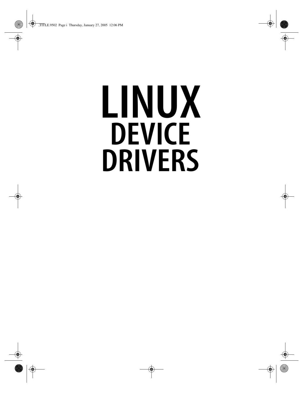 Linux Device Drivers Jonathan Corbet Alessandro Rubini Greg Kroahhartman
