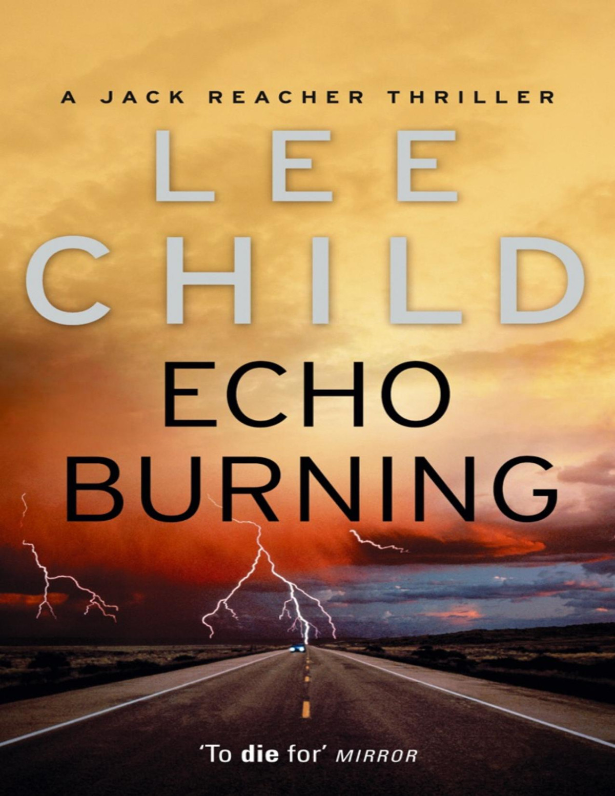 Echo Burning 1st Edition Lee Child
