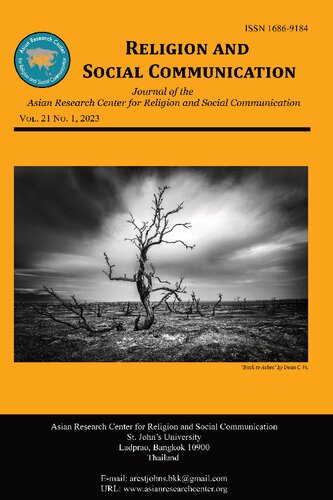 Religion And Social Communication 21 No 1 2023 Anthony Le Duc