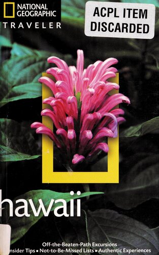National Geographic Traveler Hawaii 1st Edition Rita Ariyoshi