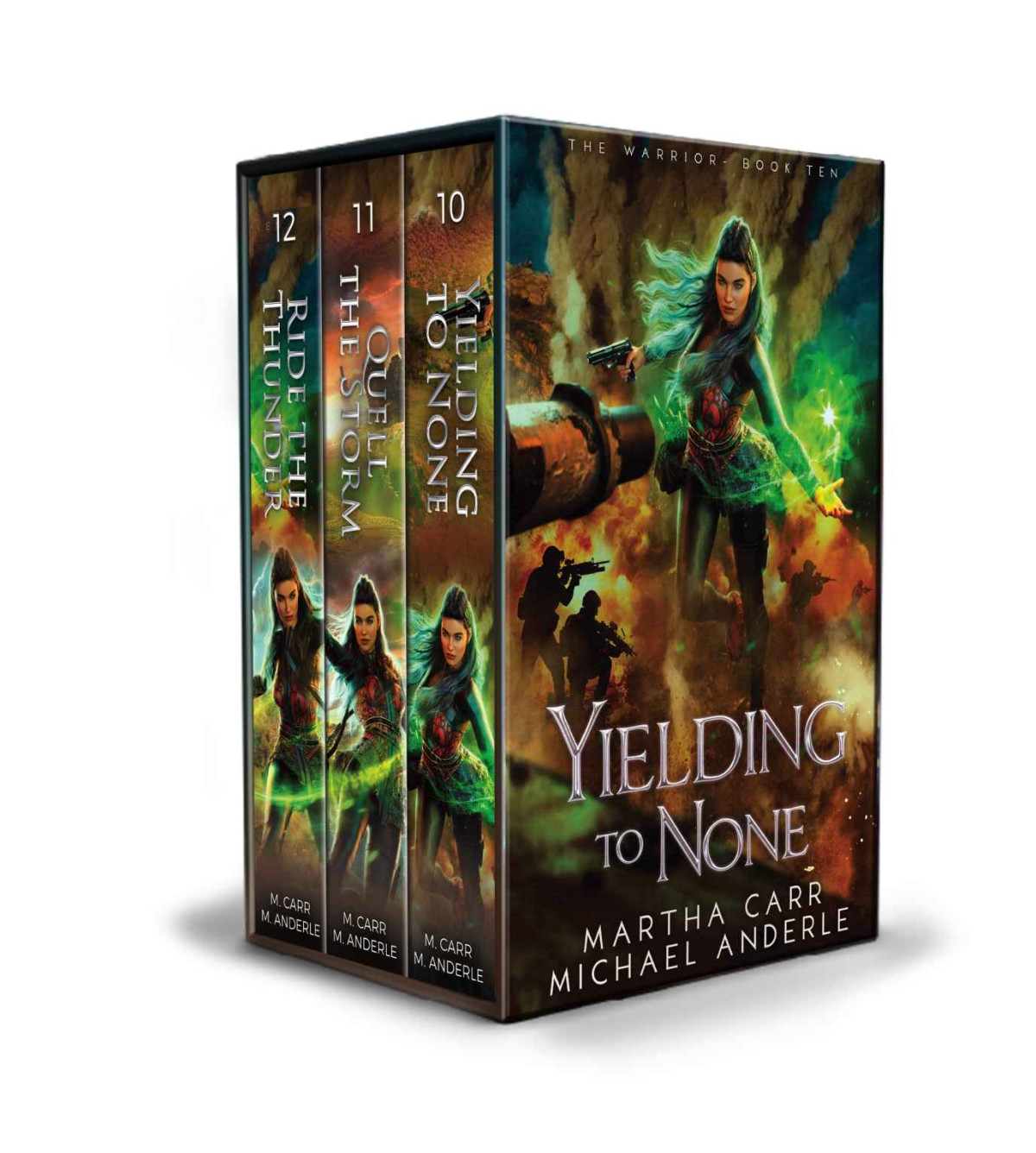 The Warrior Boxed Set 4 Books 1012 Carr Martha Anderle Michael