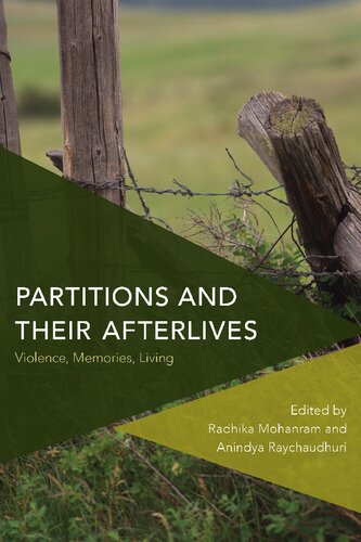 Partitions And Their Afterlives Violence Memories Living Radhika Mohanram Editor