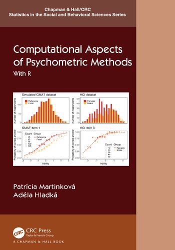 Computational Aspects Of Psychometric Methods With R Patrcia Martinkov Adla Hladk