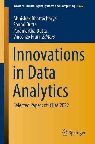 Innovations In Data Analytics Selected Papers Of Icida 2022 Abhishek Bhattacharya