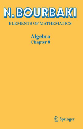Algebra Chapter 8 N Bourbaki