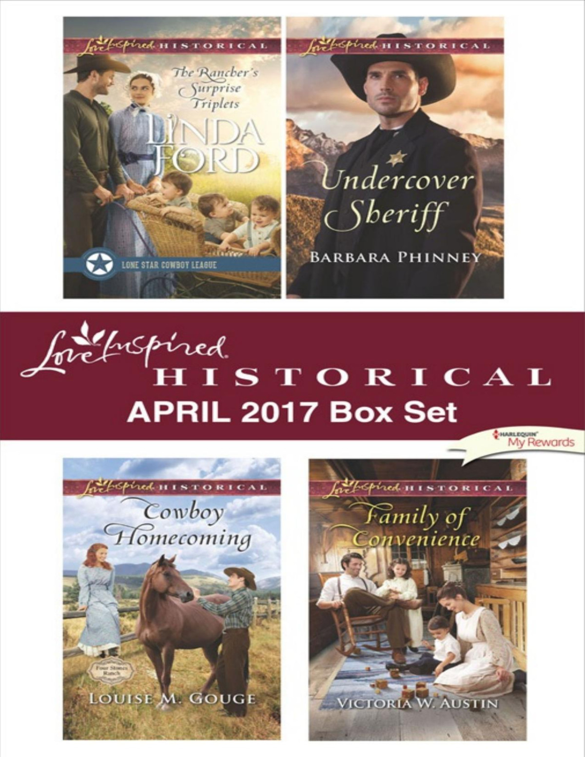 Harlequin Love Inspired Historical April 2017 Box Set 9781488017605 Ford