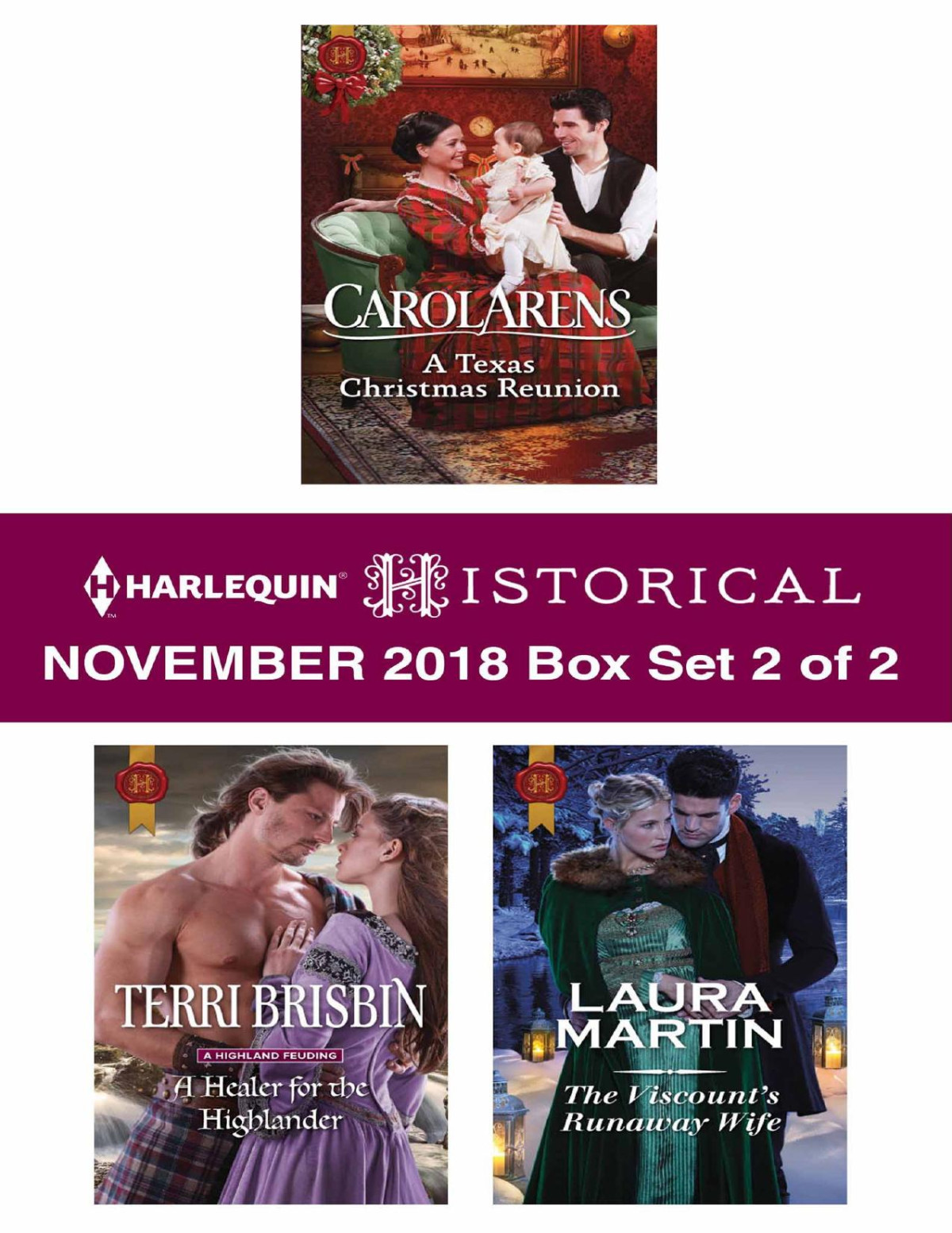 Harlequin Historical November 2018box Set 2 Of 2 Carol Arens