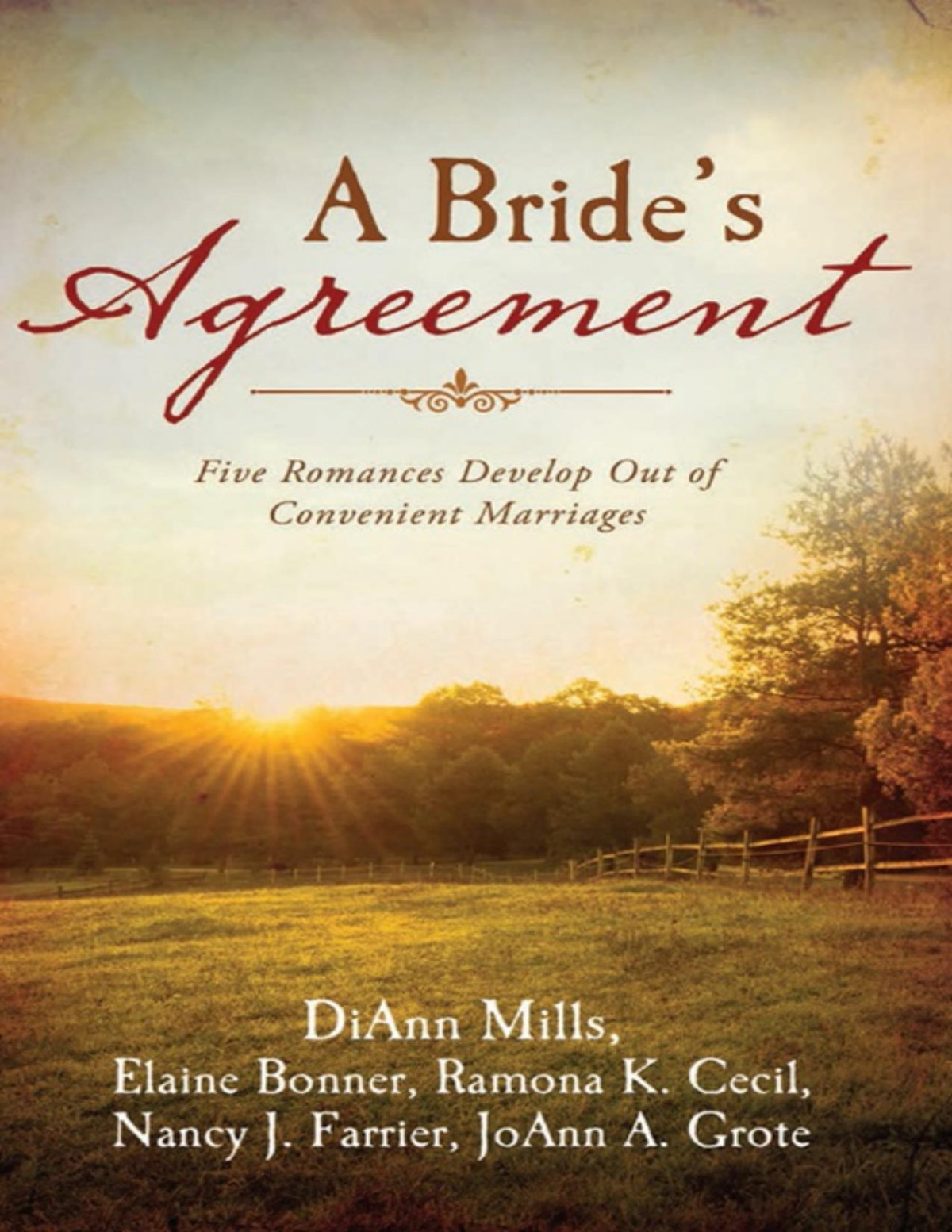 A Brides Agreement Elaine Bonner