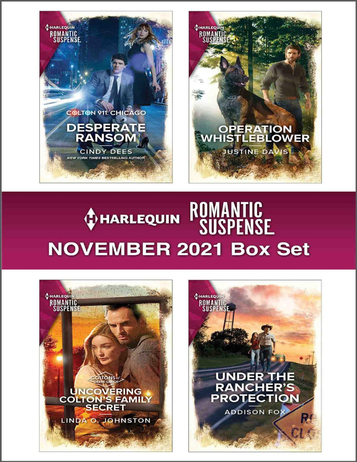 Harlequin Romantic Suspense November 2021 Box Set Cindy Dees