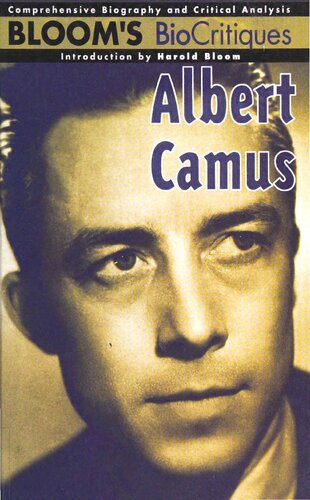 Albert Camus Harold Bloom Editor