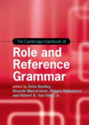 The Cambridge Handbook Of Role And Reference Grammar Delia Bentley