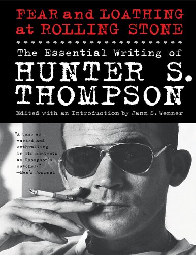 Fear And Loathing At Rolling Stone The Essential Writing Of Hunter S Thompson 1st Simon Schuster Hardcover Ed Hunter S Thompson