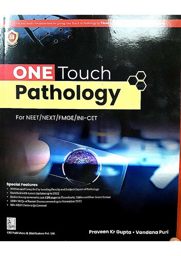 One Touch Pathology For Neetnextfmgeinicet 1st Edition Praveen Kumar Gupta