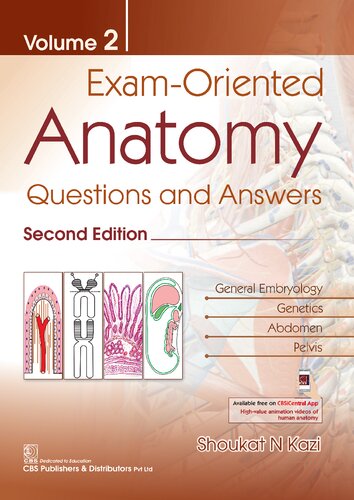 Examoriented Anatomy Questions And Answers Vol 2 2nd Edition Sn Kazi