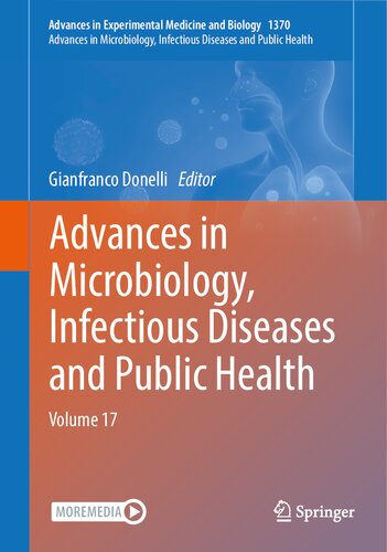 Advances In Microbiology Infectious Diseases And Public Health Volume 17 Gianfranco Donelli