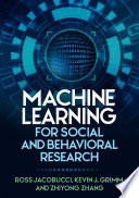 Machine Learning For Social And Behavioral Research Ross Jacobucci