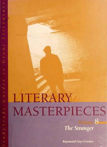 Literary Masterpieces The Stranger Raymond Gaycrosier