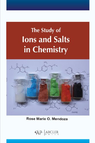 The Study Of Ions And Salts In Chemistry Mendoza Rmo