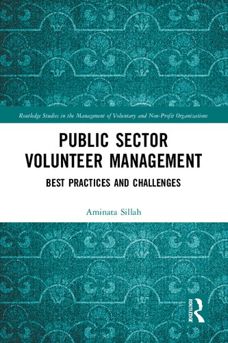Public Sector Volunteer Management Best Practices And Challenges Aminata Sillah