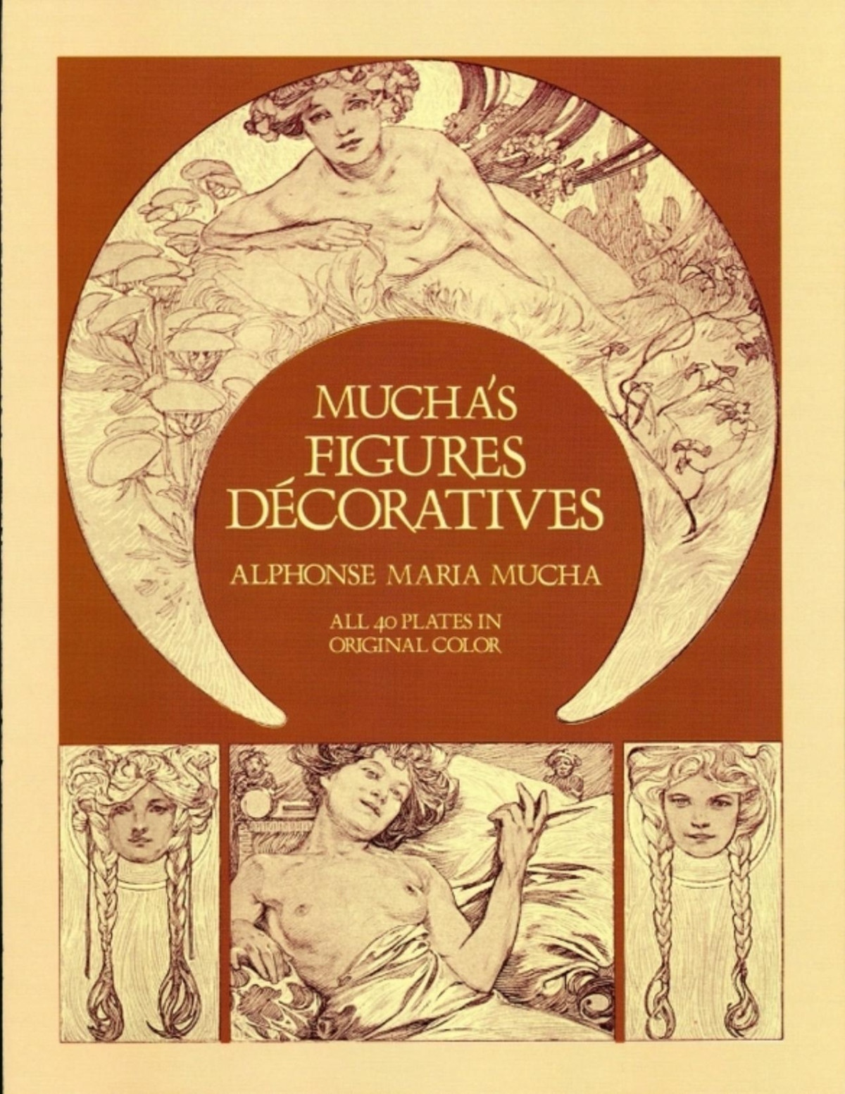 Muchas Figures Dcoratives Dover Fine Art History Of Art Alphonse Mucha