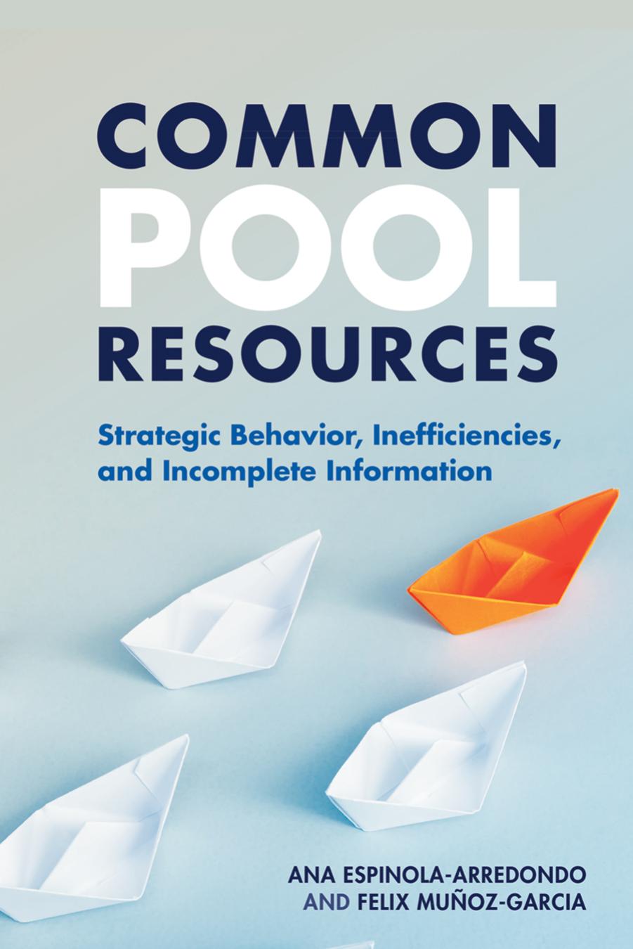 Common Pool Resources Strategic Behavior Inefficiencies And Incomplete Information 1st Ana Espinolaarredondo