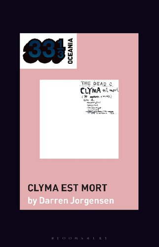 The Dead Cs Clyma Est Mort Darren Jorgensen