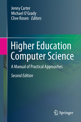 Higher Education Computer Science A Manual Of Practical Approaches 2nd Edition Jenny Carter