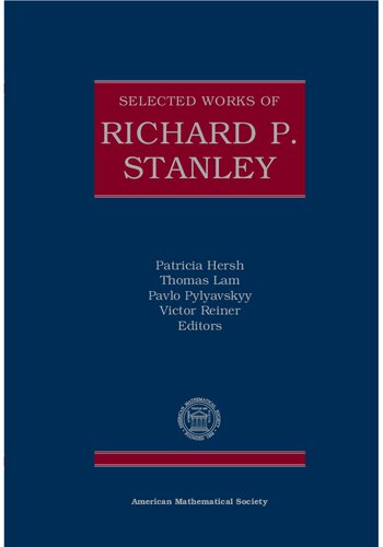 Selected Works Of Richard P Stanley Collected Works Richard P Stanley