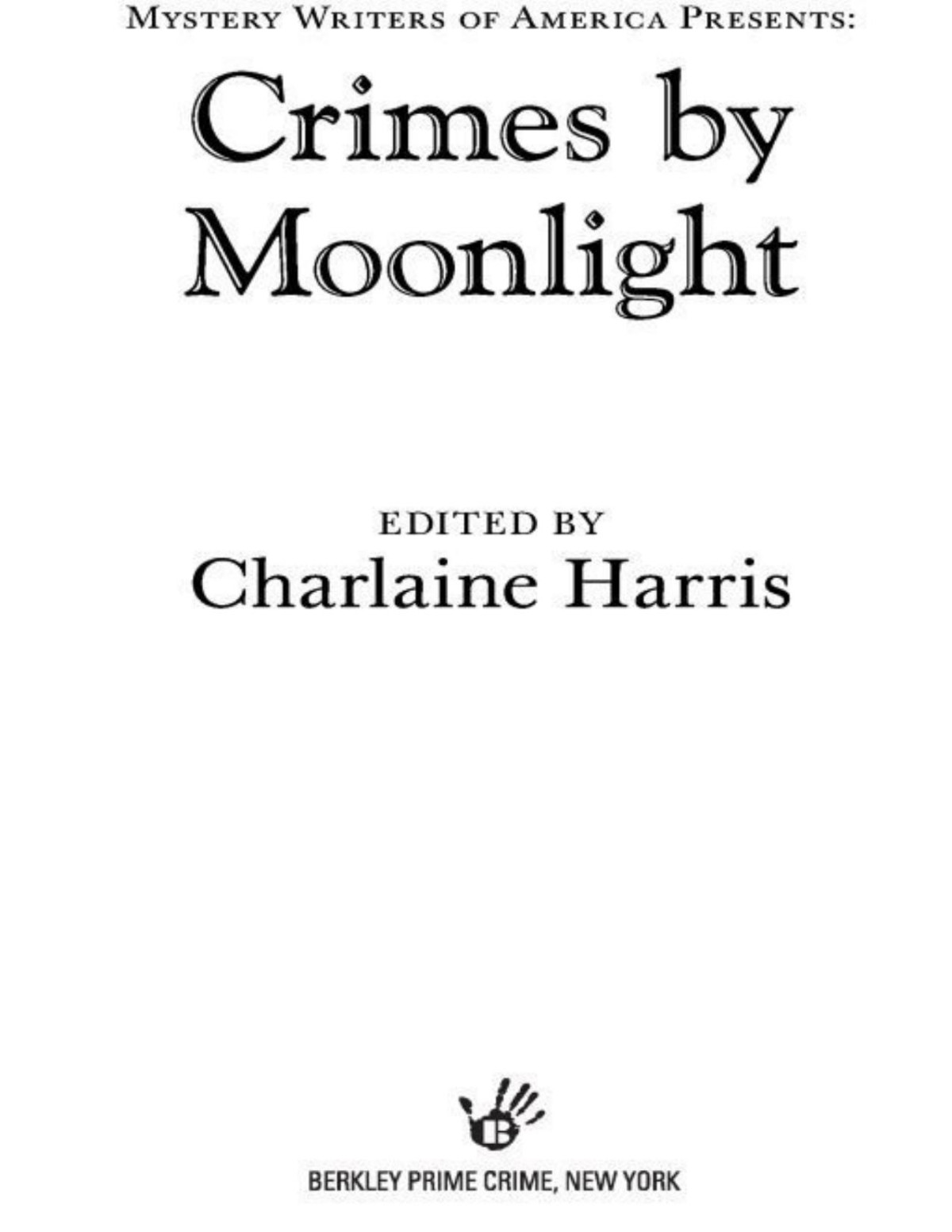 Crimes By Moonlight Charlaine Harris