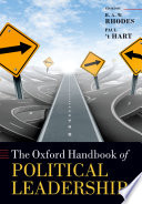 The Oxford Handbook Of Political Leadership 2016th Edition R A W Rhodes