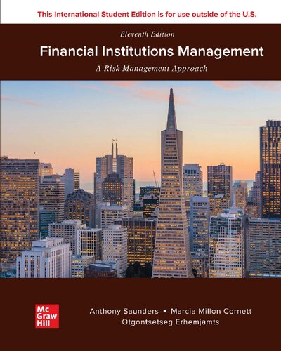Financial Institutions Management A Risk Management Approach 11e 11th Anthony Saunders
