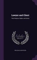 Lawyer And Client William Allen Butler