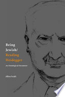 Being Jewishreading Heidegger An Ontological Encounter Allen Michael Scult