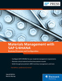 Materials Management With Sap S4hana Business Processes And Configuration 2nd Edition 2nd Jawad Akhtar