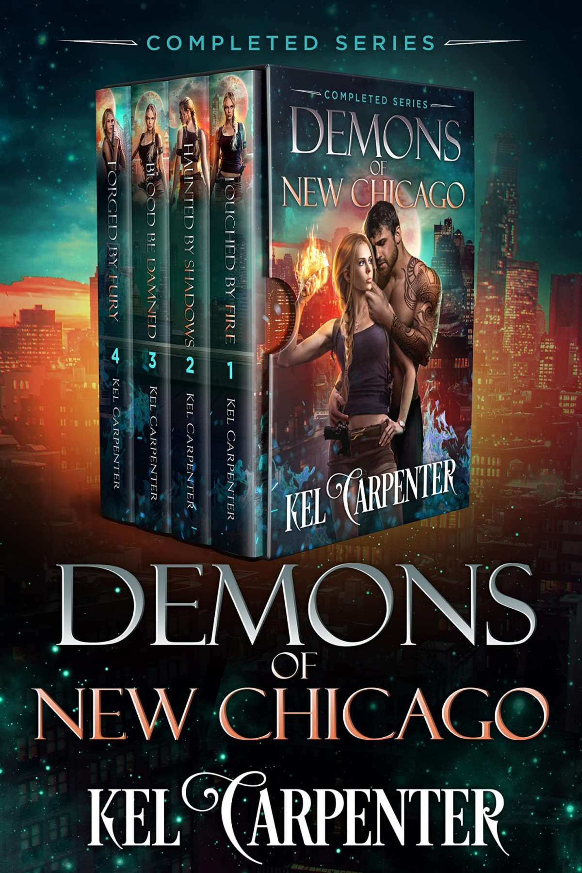 Demons Of New Chicago The Complete Series A Demon Urban Fantasy Romance Kel Carpenter