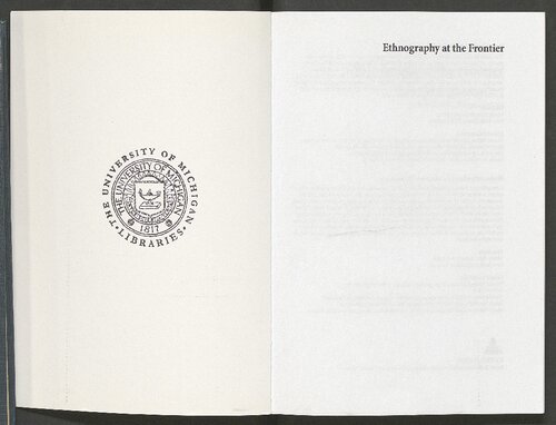 Ethnography At The Frontier Space Memory And Society In Southern Balochistan Ugo Fabietti
