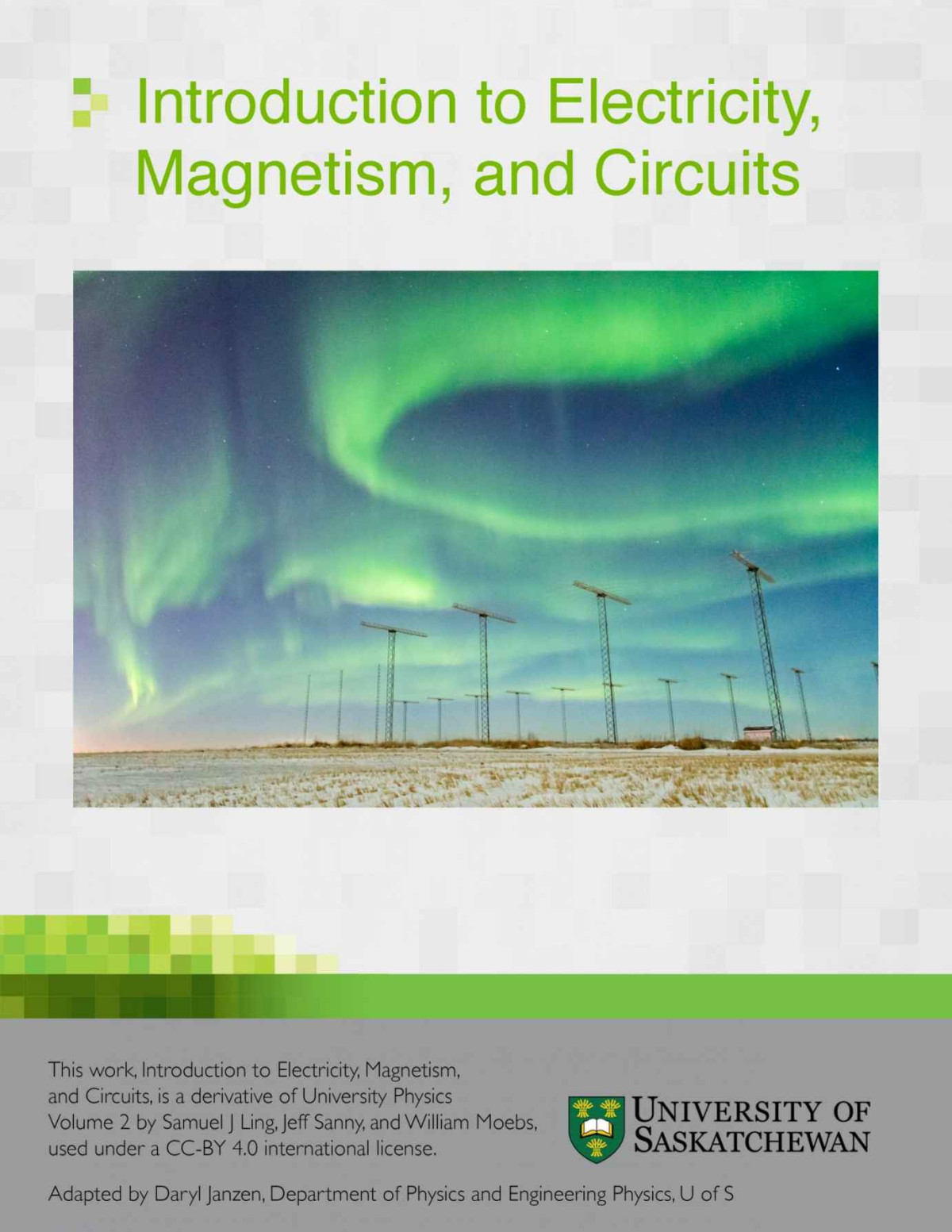 Introduction To Electricity Magnetism And Circuits Daryl Janzen