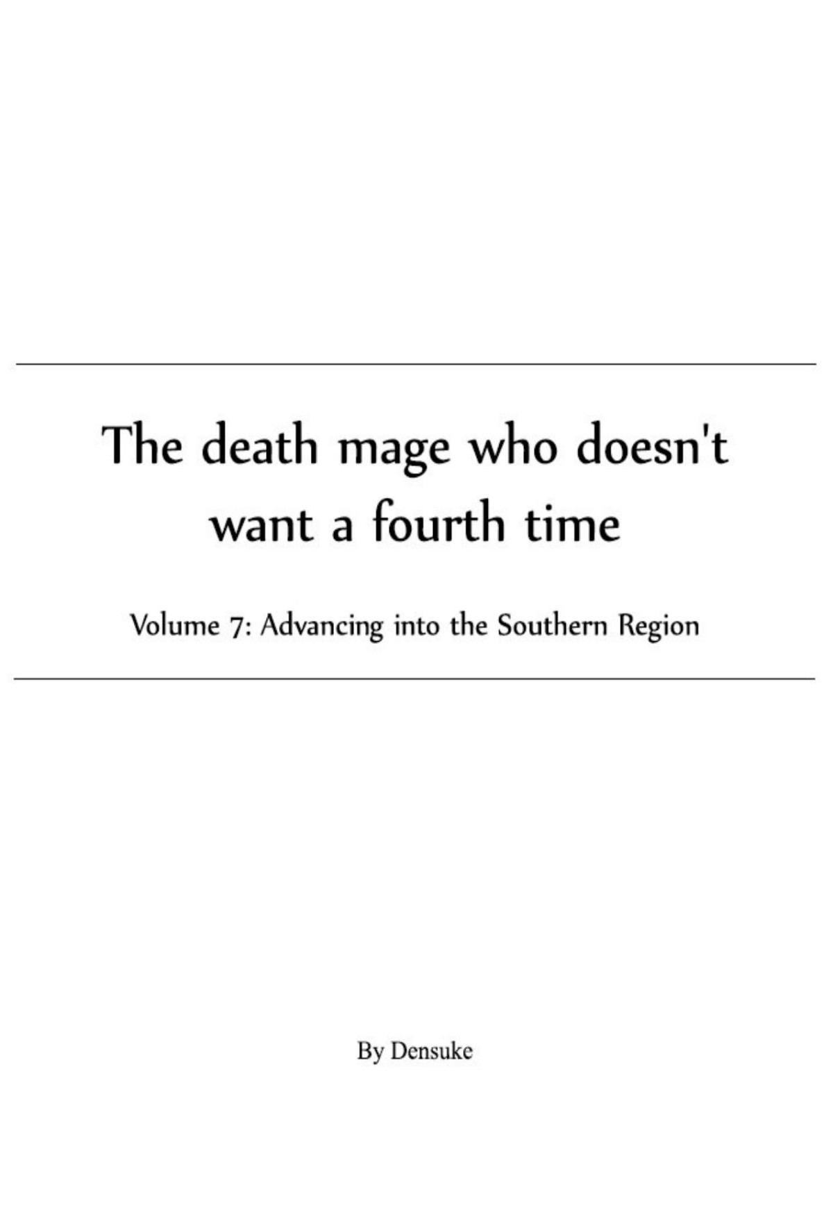 Death Mage Volume 7 Advancing Into The Southern Region Densuke