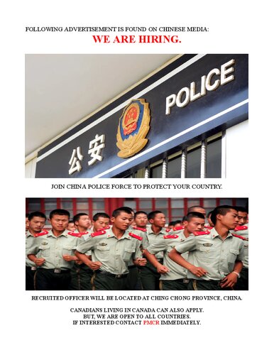Chinese Advertisement 2023th Edition Police Officer Pigman Ping